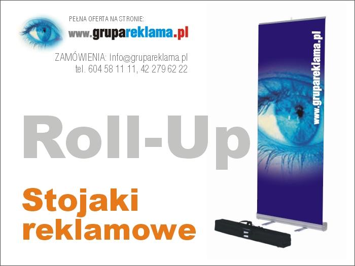 Stojaki reklamowe, stojak reklamowy Roll-Up, rozwijany banne