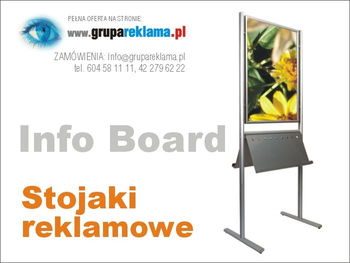 Stojak reklamowy Info Board na plakaty i foldery