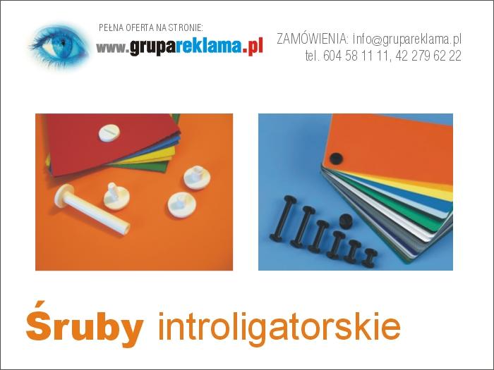 Śruby Introligatorskie Plastikowe białe lub czarne