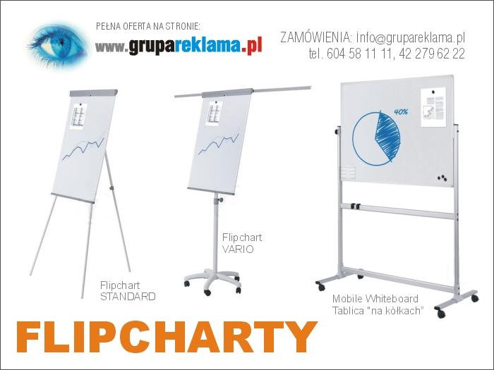 Flipcharty, tablice konferencyjne