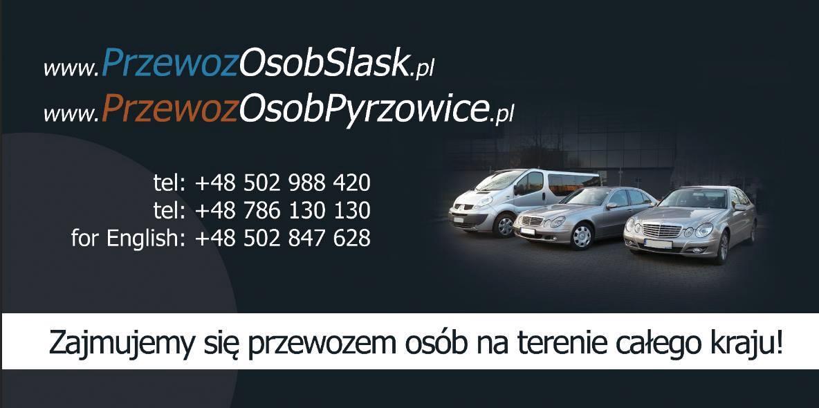 Przewoz osob taxi obsluga lotnisk wesel slask, Katowice, śląskie