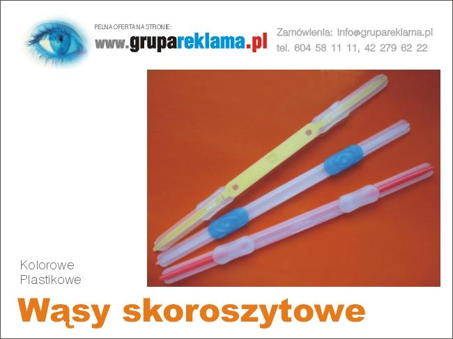 Wąsy Plastikowe w różnych kolorach