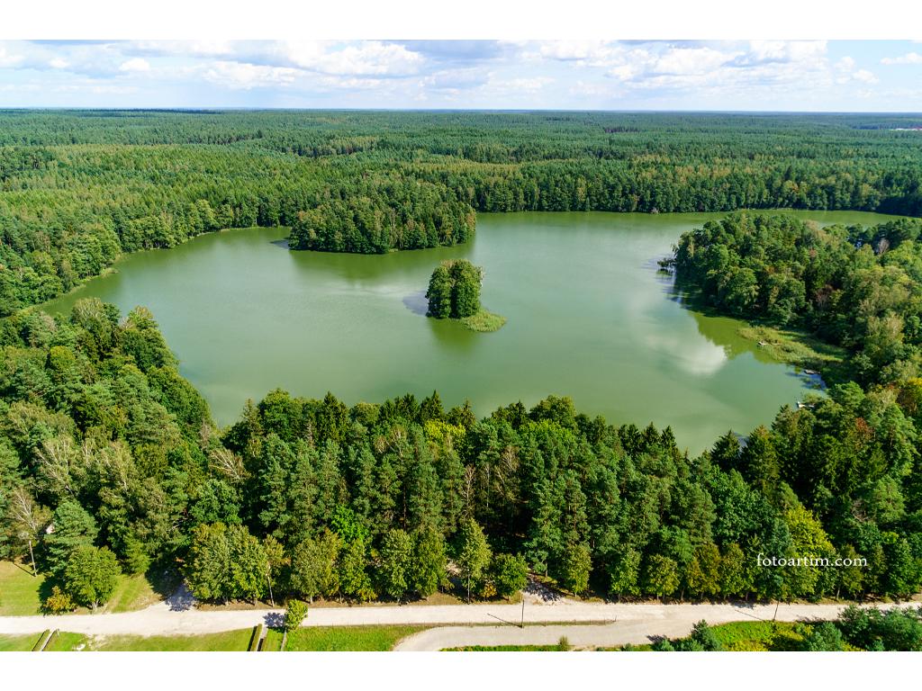 Zdjęcia z lotu ptaka - Jez. Mały Wągiel - Piecki