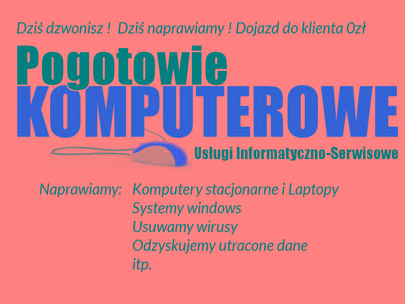 Naprawa komputerów i laptopów łódź