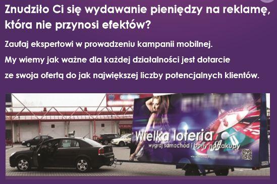 Reklama mobilna, mobil reklamowy +nagłośnienie +wydruk CAŁA POLSKA , Sosnowiec, śląskie