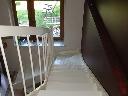 schody drew. policzkowe -malowane na biało