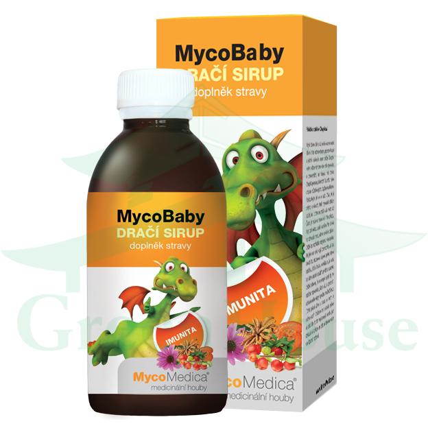 MycoBaby  -  syrop dla dzieci na wzmocnienie, przeciwkaszlowy 200 ml