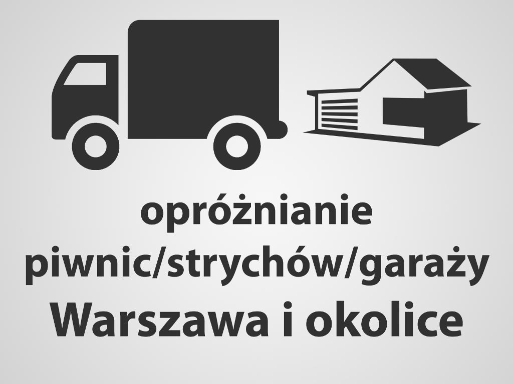 Opróżnianie piwnic Warszawa, strychów itp. Likwidacja mieszkań. Wywóz., mazowieckie