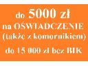 Pożyczki na oświadczenie do 5000 zł, bez BIK do 15 000 zł, kredyty