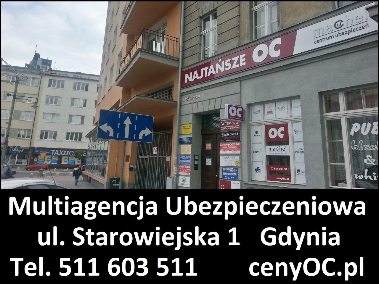 Najtańsze OC Gdynia Starowiejska