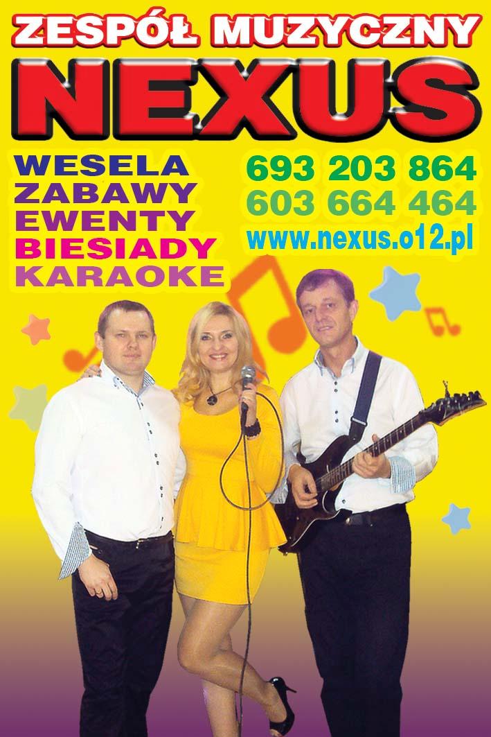 Zespół muzyczny na Twoje wesele NEXUS z karaoke, biesiadą , Gostyń,Leszno,Kościan,Poznań, wielkopolskie