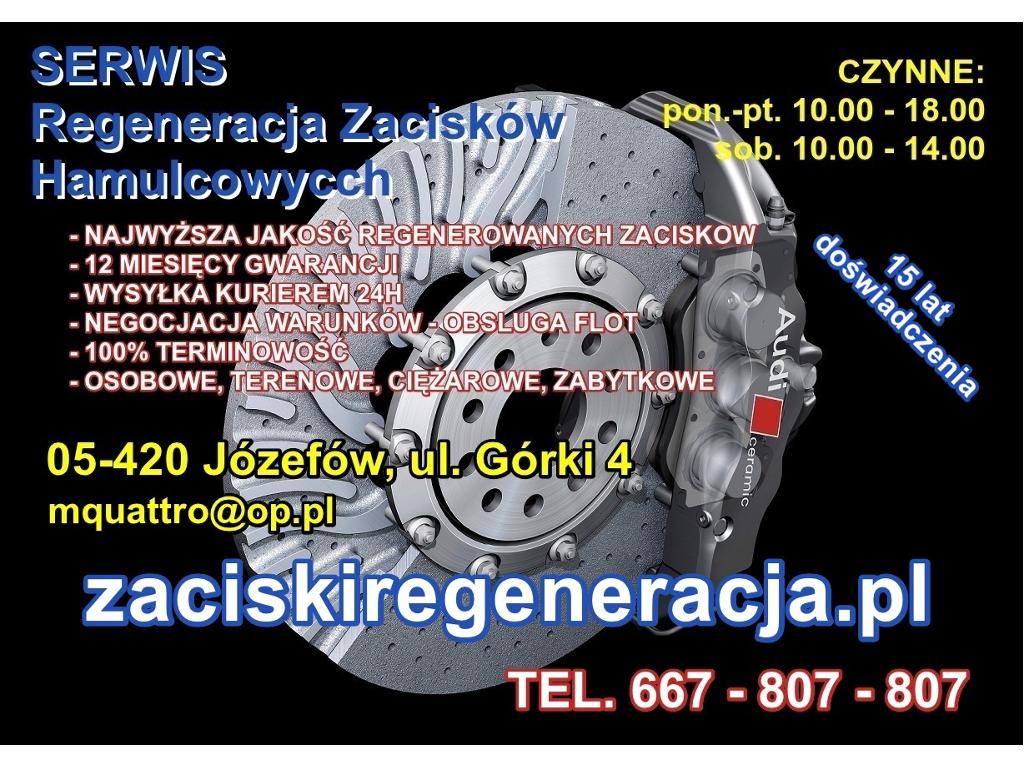 Regeneracja zaciskow hamulcowych audi 80,a4,a6,a8,quattro vw golf, JÓZEFÓW, mazowieckie