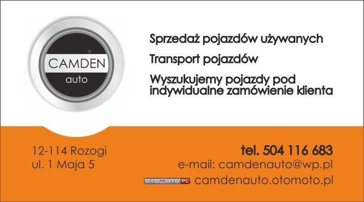 Transport pojazdów, maszyn, itp. Polska-Europa - AUTOHANDEL CAMDENauto, Rozogi, Szczytno, Ostrołęka, Olsztyn, Łomża, warmińsko-mazurskie