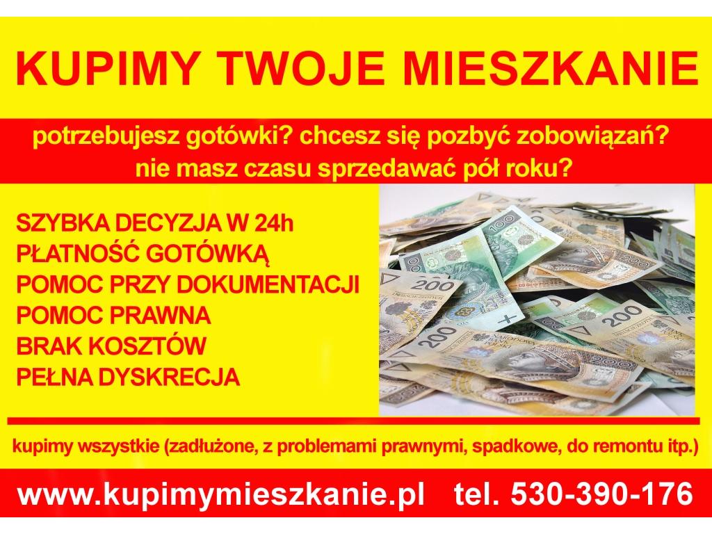 Skup mieszkań - www.kupimymieszkanie.pl Gotówka. Decyzja w 24h., Katowice, śląskie