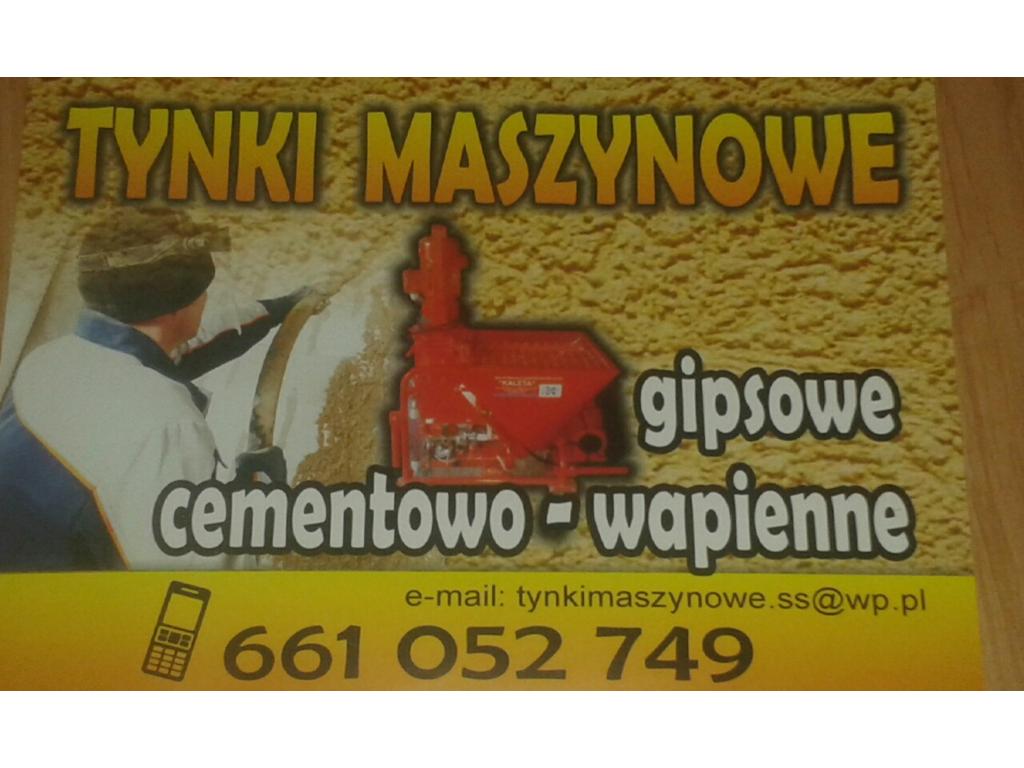 TYNKI MASZYNOWE: gipsowe oraz cementowo-wapienne!, Myślenice, Kraków , małopolskie