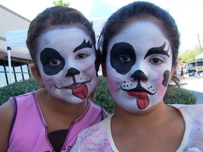 malowanie twarzy dzieciom - kliknij, aby powiększyć