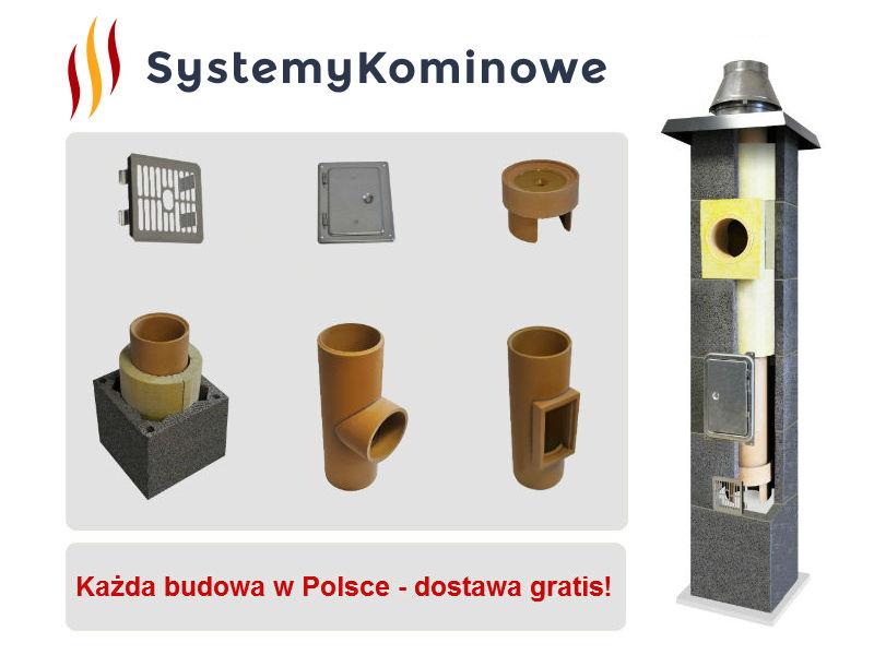 Komin Systemowy Uniwersalny Ceramiczny do wszystkich rodzajów paliw