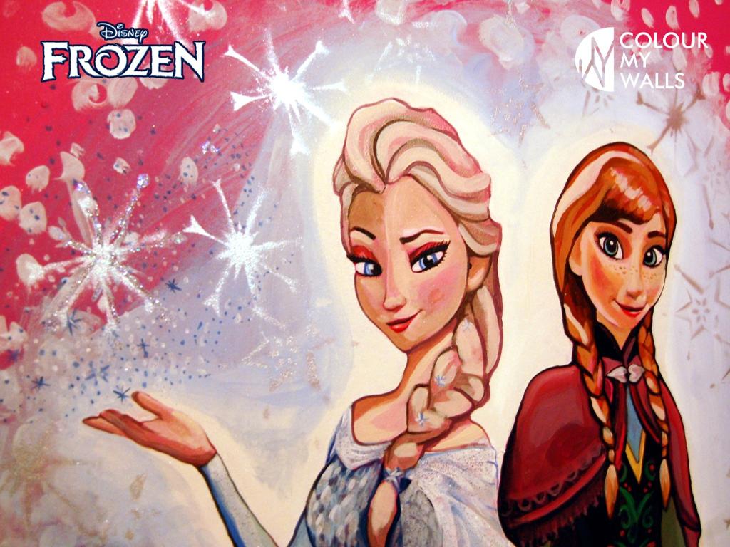 Frozen - malowanie ścian