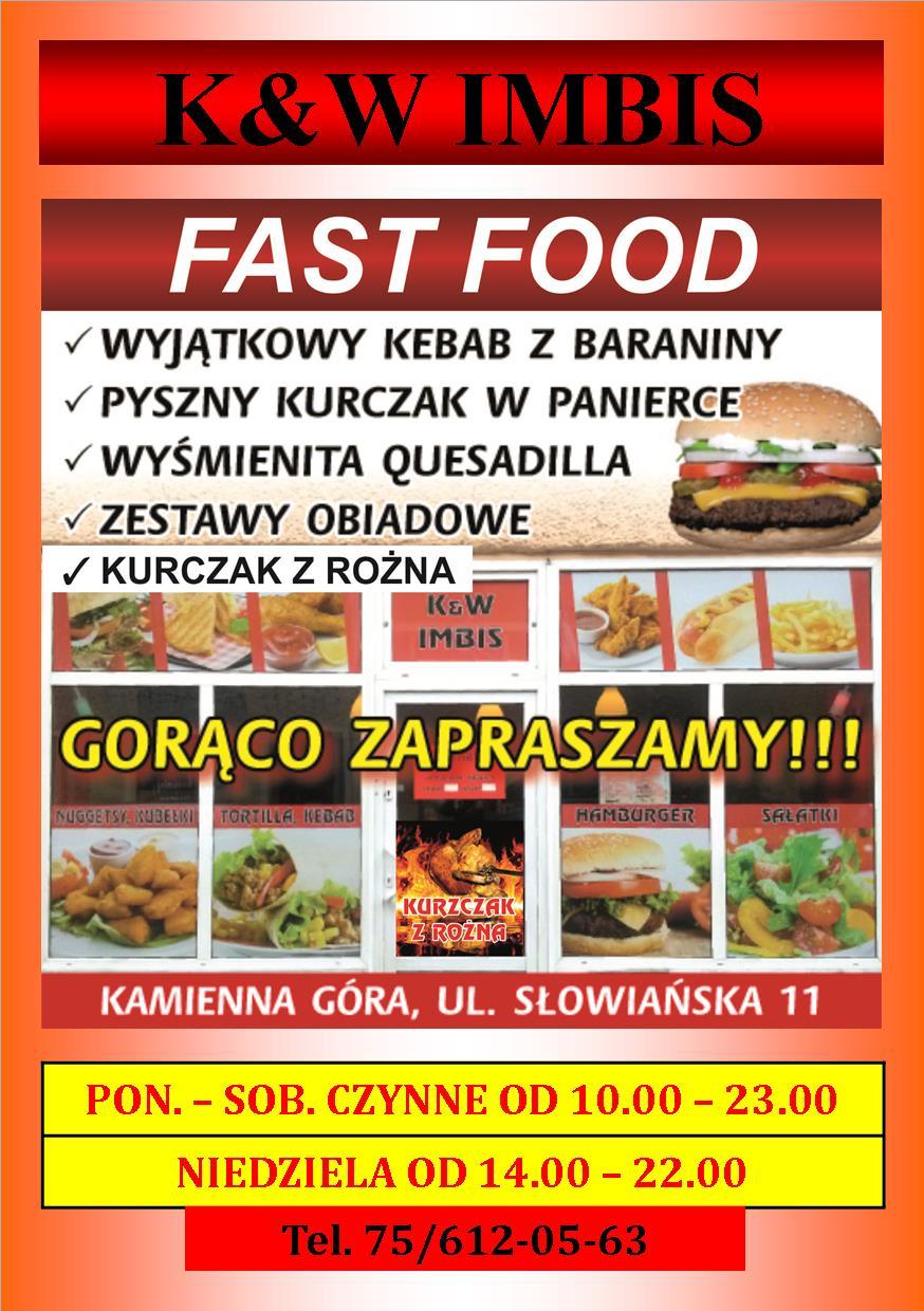 K&W IMBIS Fast Food  -  smaczne jedzonko, woj. dolnośląskie