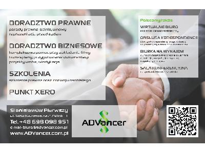 ADVancer - doradztwo prawne i biznesowe - kliknij, aby powiększyć