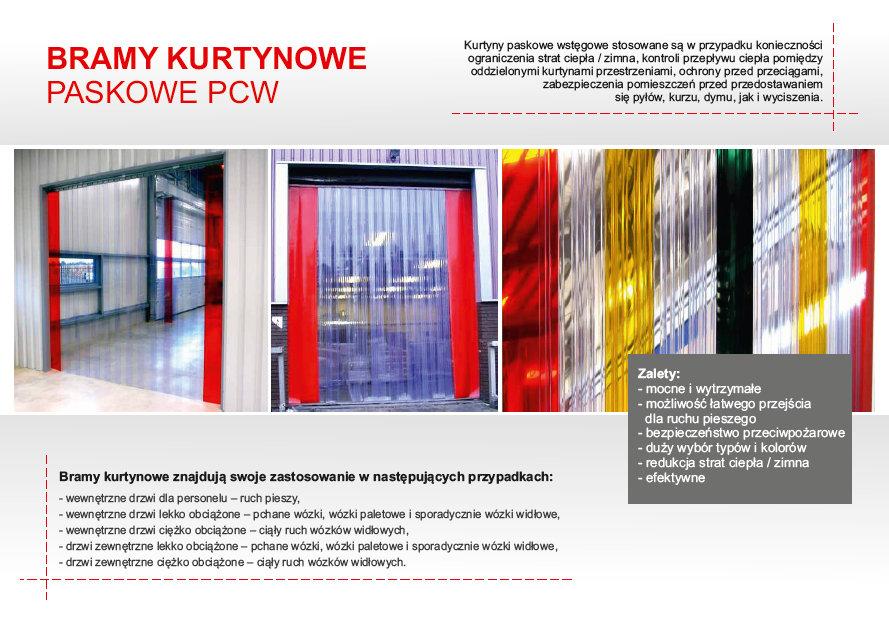 Bramy Kurtynowe Paskowe 