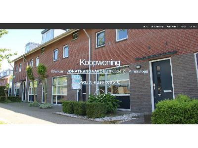 Strona wspomagająca sprzedaż domu (Holandia) - kliknij, aby powiększyć
