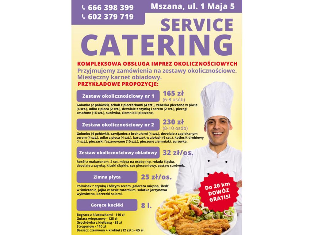 Catering,obsługa imprez,jedzenie ,gastronomia, Mszana, śląskie