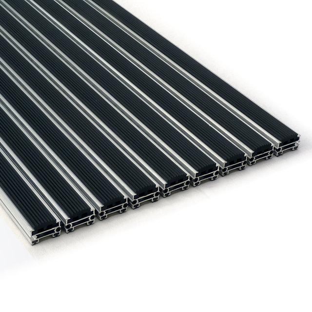 Aluminiowe wycieraczki wejściowe