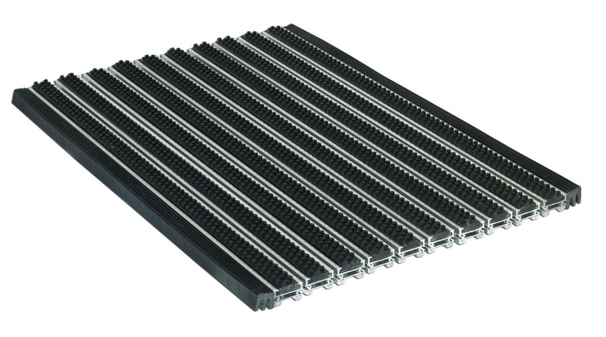 Aluminiowe wycieraczki wejściowe