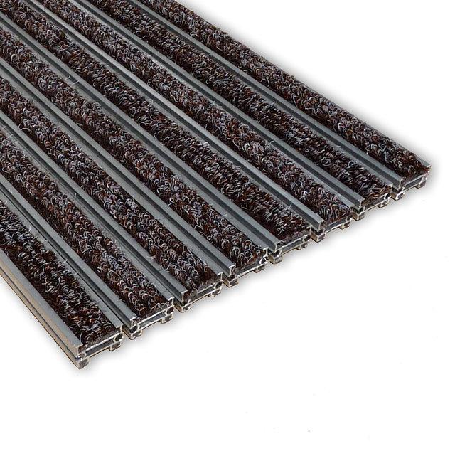 Aluminiowe wycieraczki wejściowe