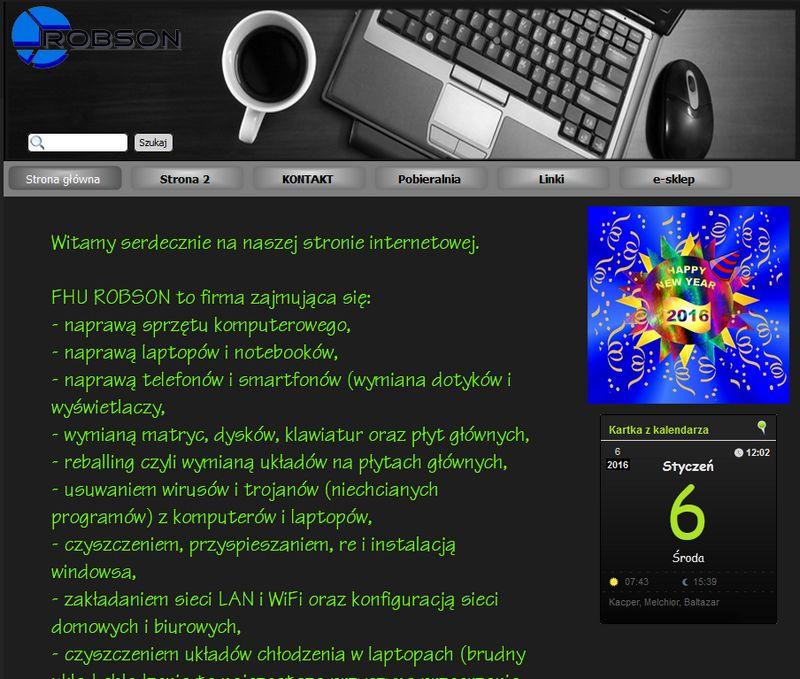 Tworzenie stron www, hosting, domeny, naprawa laptopów, serwis GSM, Kraków i okolice, małopolskie