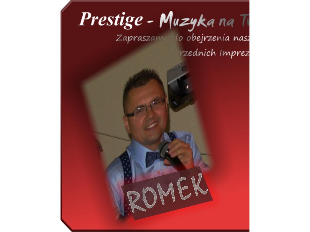 Zespół Muzyczny Prestige Bydgoszcz Romek - wokal, klawisze