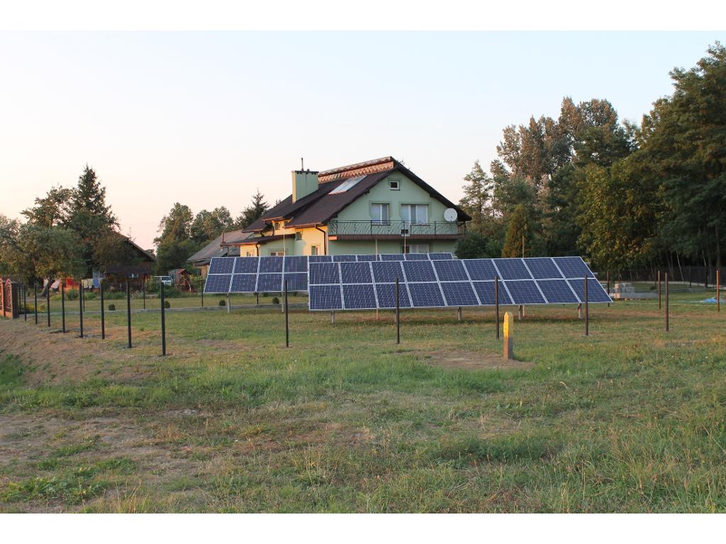 Instalacja PV w Dzielcu koło Jasła - moc 10 kWp