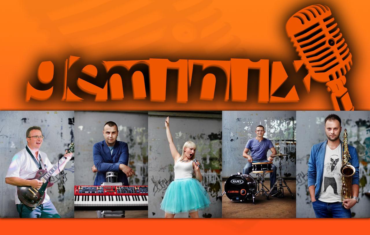 Geminix - profesjonalny zespół muzyczny, Katowice, Gliwice, Dąbrowa Górnicza, Sosnowiec, śląskie