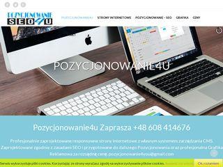 Tworzenie stron internetowych. Seo4u.