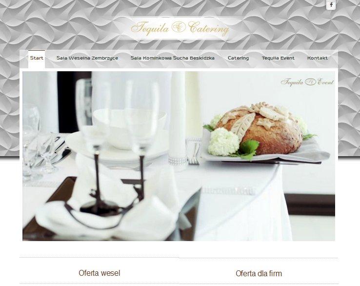 Strona internetowa TEQUILA-CATERING 