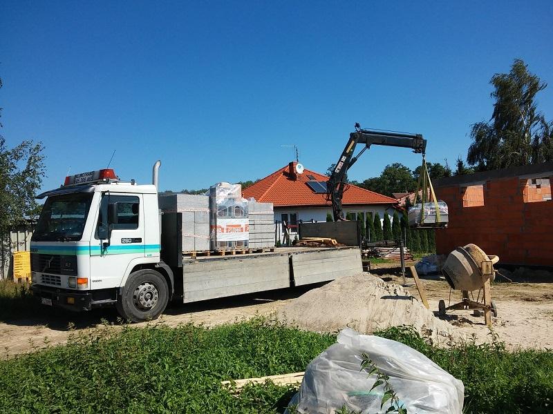 Transport mat. budowlanych HDS wywrotka Poznań, Palędzie, wielkopolskie