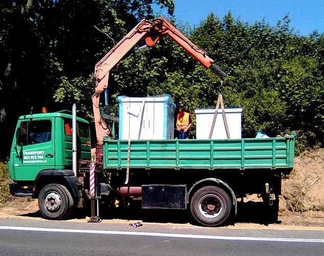 Transport mat. budowlanych HDS wywrotka Poznań, Palędzie, wielkopolskie