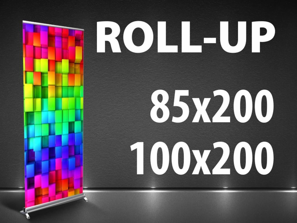 Roll-up Rollup 85x200cm 100zł 1440 DPI BlockOut Latex Lateks EKO 24H, Tarnów, małopolskie