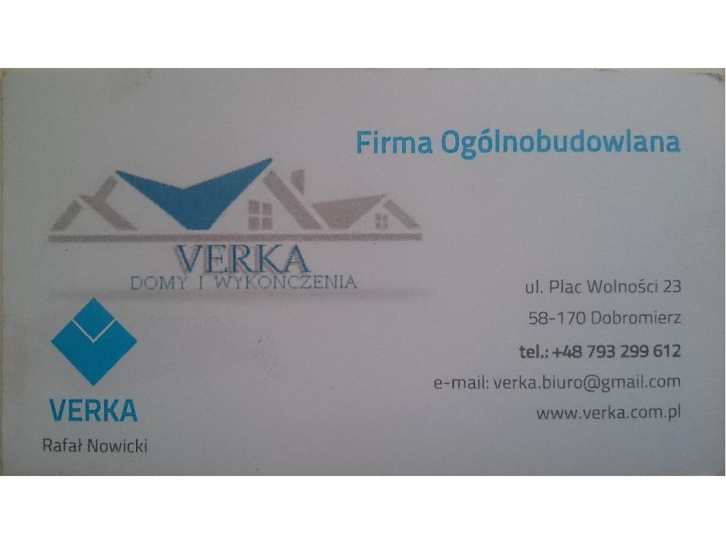 Firma Ogólnobudowlana Verka P.H.U , Dobromierz, dolnośląskie