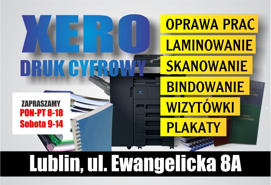 TANIE KSERO, XERO, WYDRUKI, OPRAWA PRAC DYPLOMOWYCH LUBLIN, Lublin