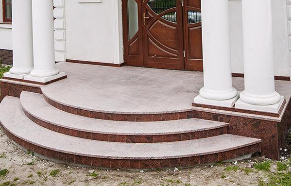 Schody, parapety, blaty, posadzki, portale z granitu, kamień naturalny, Łódź, łódzkie