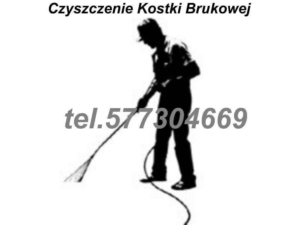 Czyszczenie kostki Brukowej, Tel. 577-304-669