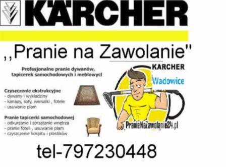 Pranie Tapicerki,Samochodowej,Meblowej,Dywanów,Łózek,Narożników, Wadowice, małopolskie