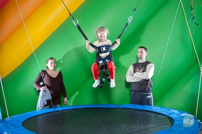 Trampolina. Atrakcje dla dzieci Family Park Bydgoszcz.