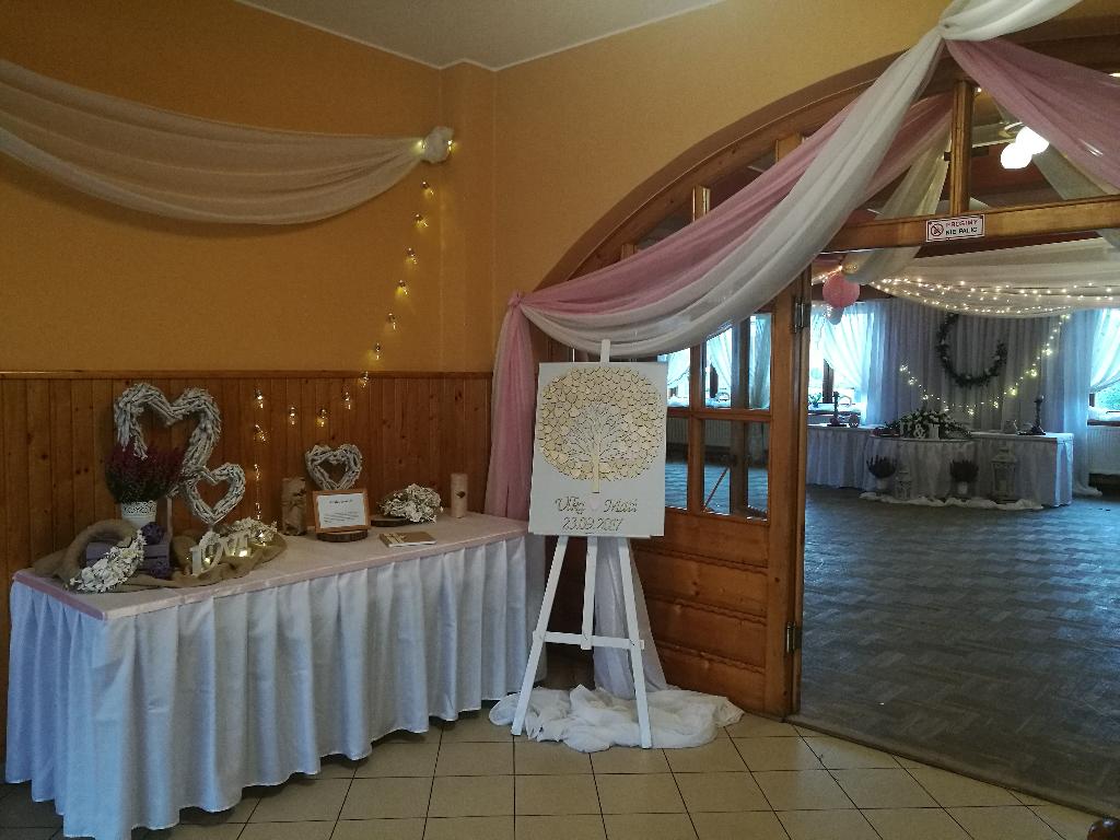 Dekoracja sali, dekoracja ślubu wesele,bukiety ślubne, florystyka, Lubień, małopolskie