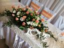 dekoracja sali, dekoracja ślubu wesele,bukiety ślubne, florystyka, Lubień, małopolskie