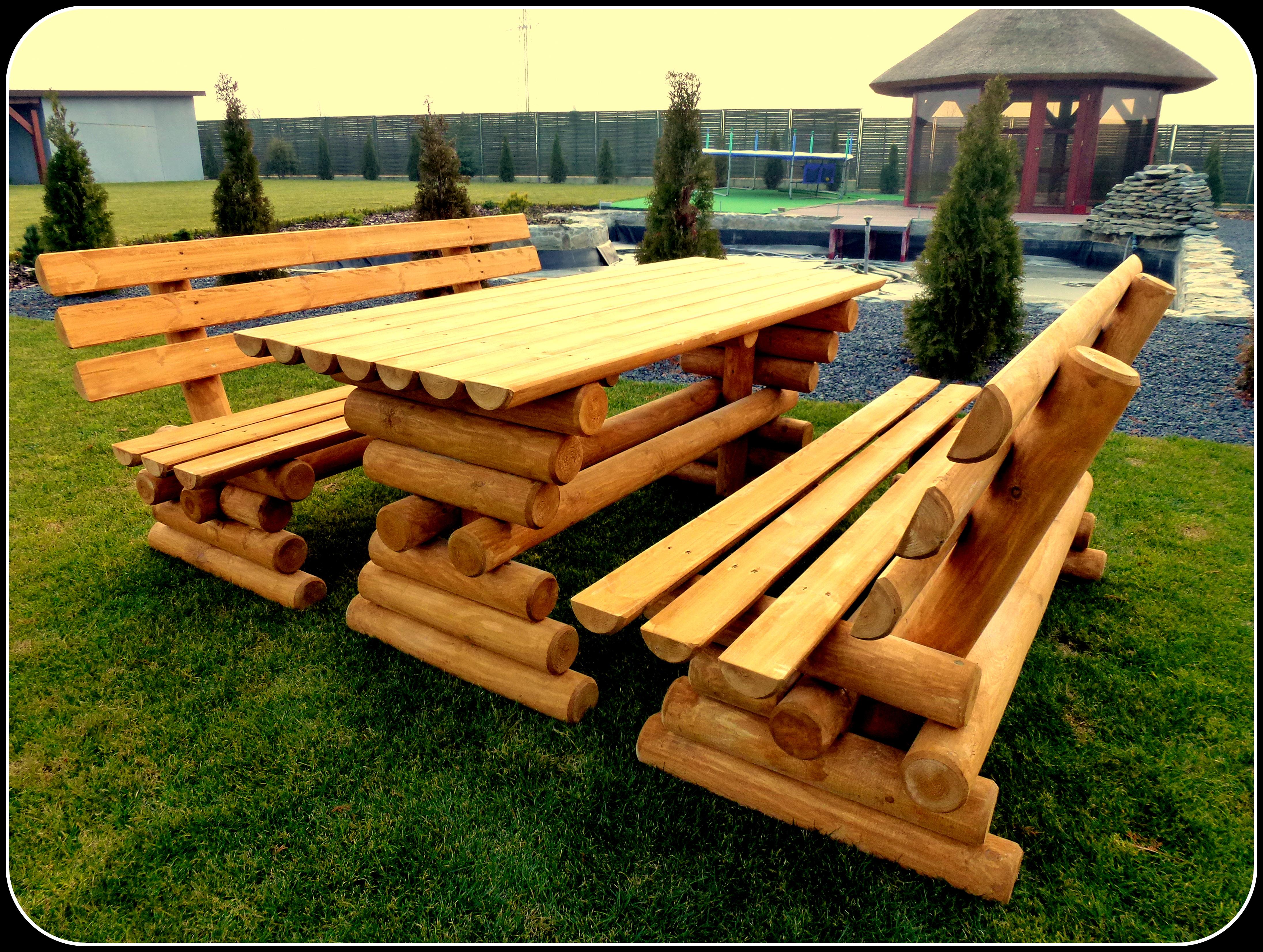 Meble, ogrodowe, drewniane, stół, ławka, krzesło dostawa 100zł kraj, Chojnice