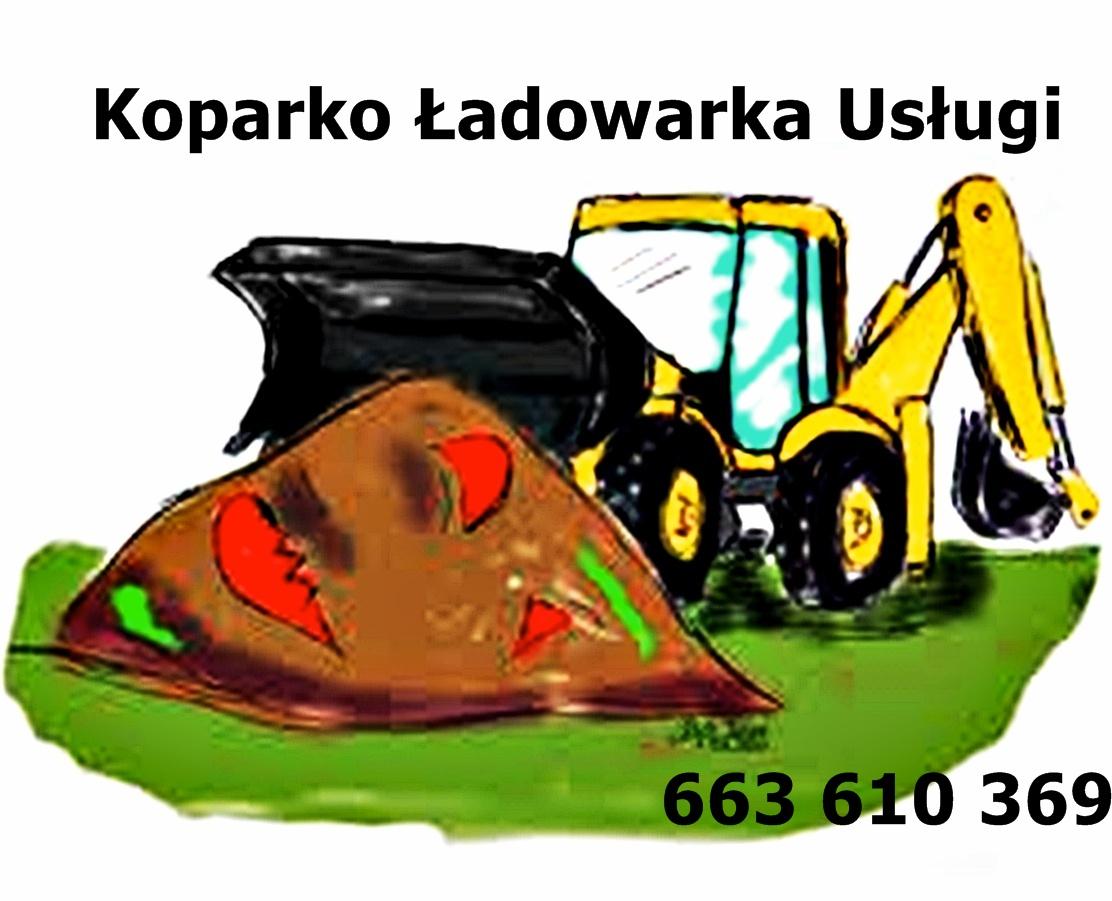 Usługi koparko ładowarką Warszawa, mazowieckie