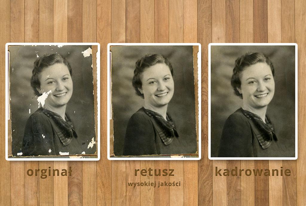 Retusz, renowacja starych fotografii, obróbka i odnowa zdjęć zdjęcia